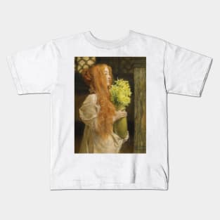Spring Flowers by Lawrence Alma-Tadema Kids T-Shirt